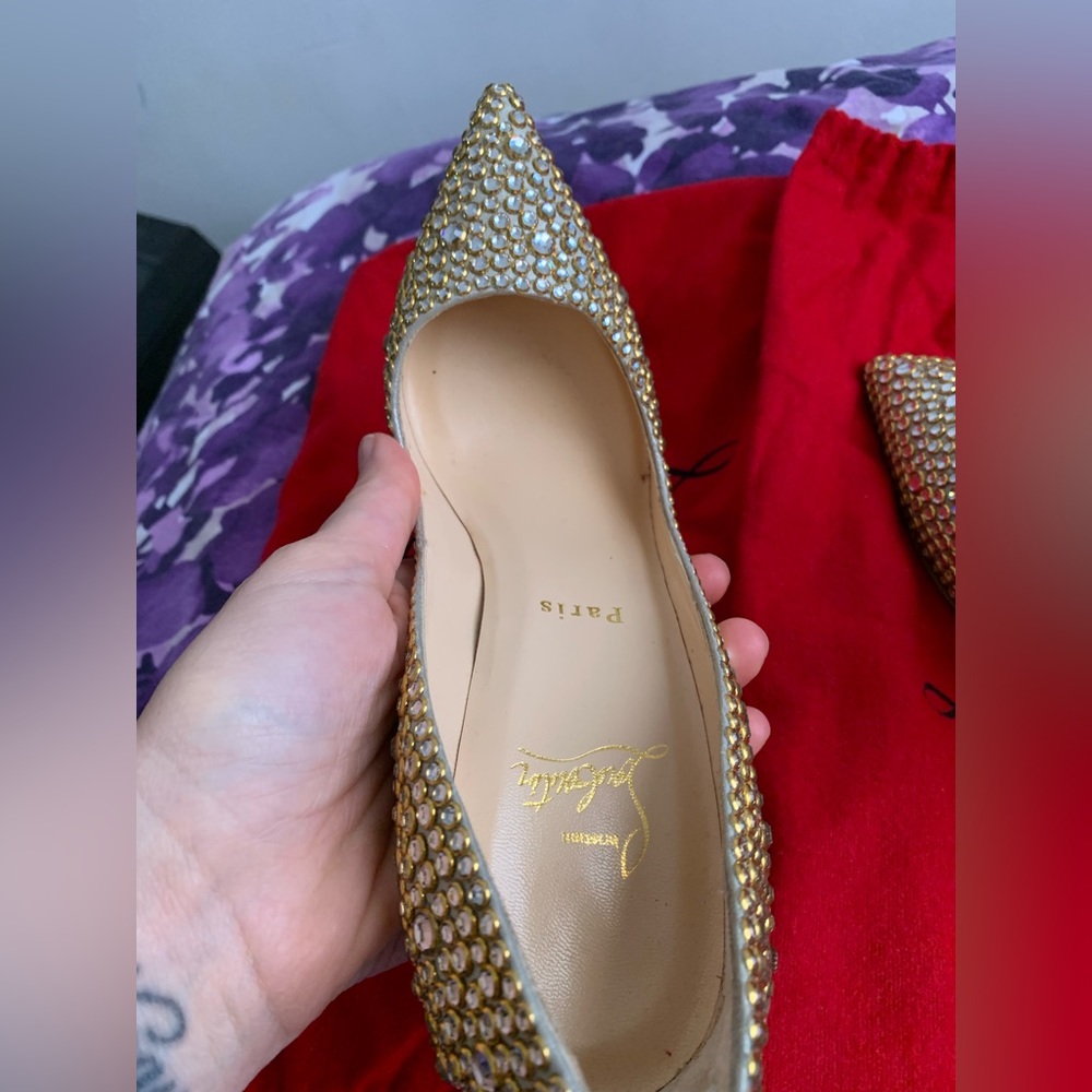 Swarovski Crystal Louboutin Heels - Picture 7 of 12